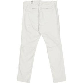 NRBY White Cotton Ankle Crop Trousers