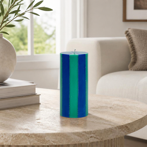 YOD & Co Stripe Pillar Candle - large