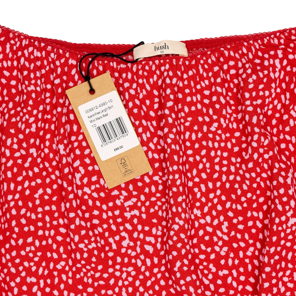 Hush Mini Mark Red Ayana Skirt