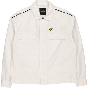 Lyle & Scott White Cotton Overshirt