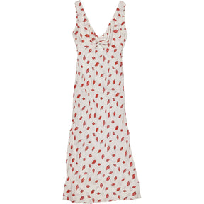 OMNES Red Lips Print Dress