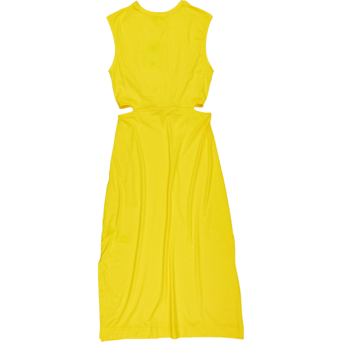 Tommy Hilfiger Vivid Yellow Cutout Midi Dress