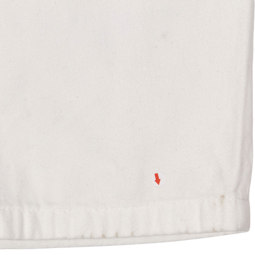 Hush White Cotton Dungarees