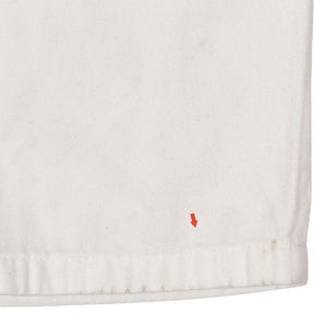 Hush White Cotton Dungarees