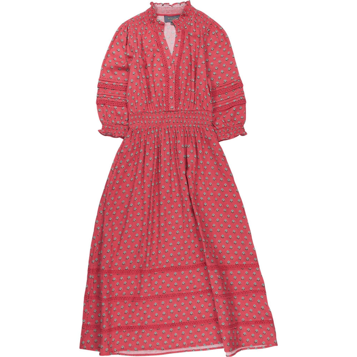Wyse Pink Floral Alina Dress