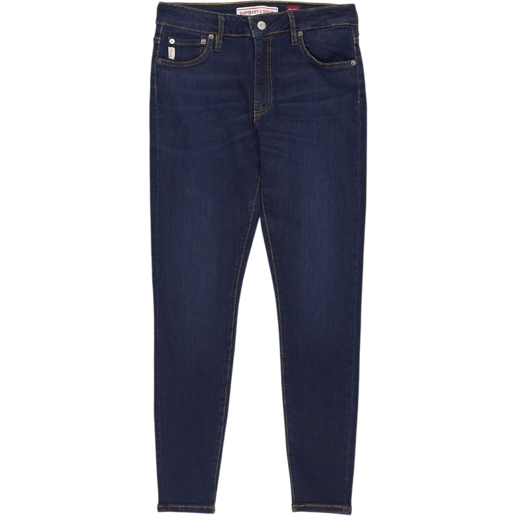 Superdry Blue Vintage Mid Rise Skinny Jeans