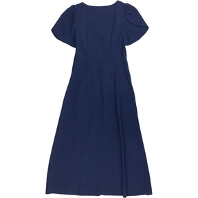 WYSE London Navy Midi Dress