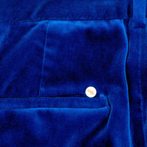Reiss Blue Velvet Suit Set