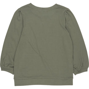 Hush Khaki Mimi Puff Sleeve Tee