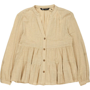 Zara Beige Cotton Blouse UK