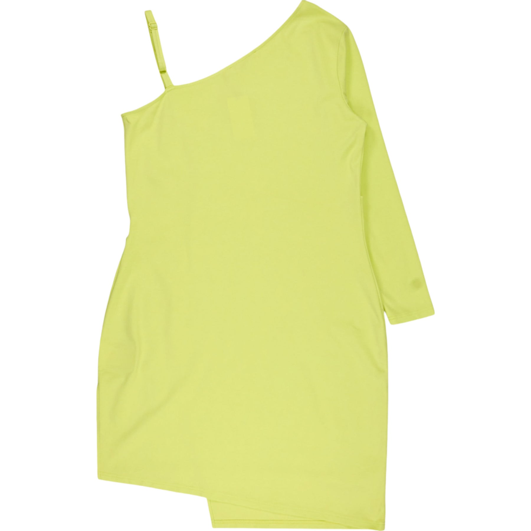 Calvin Klein Lime One Shoulder Dress