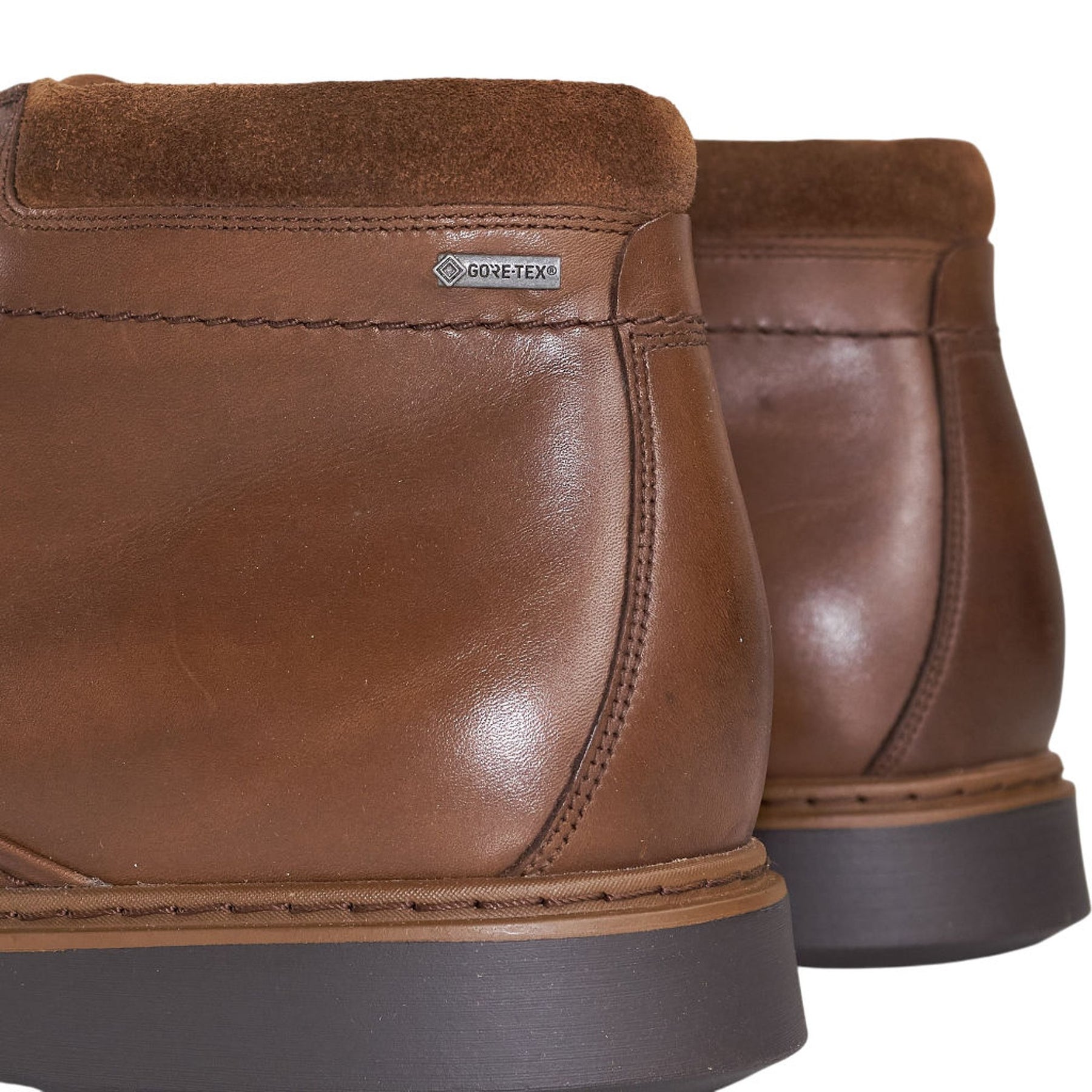 Clarks Brown Leather Un Geo Mid GTX Boots