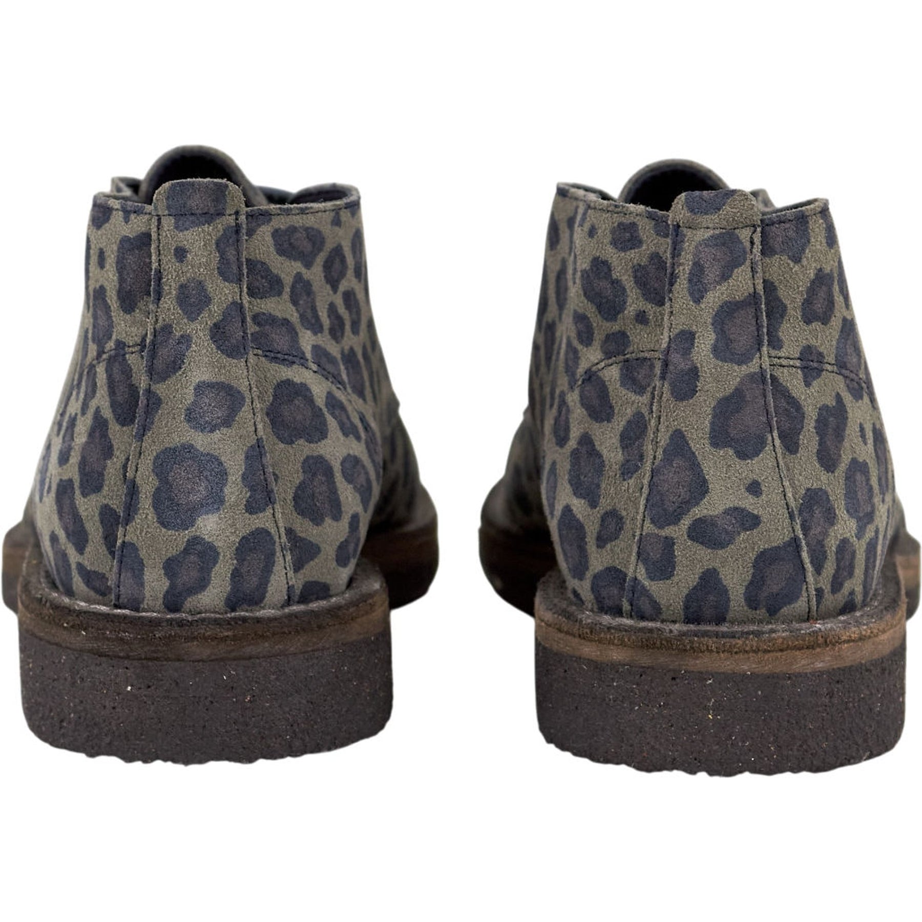 YMC Leopard Print Desert Boots