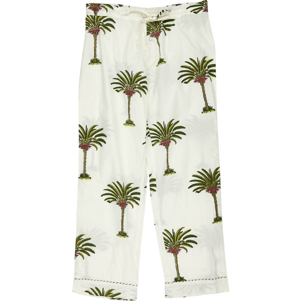 Pink City Prints Palm Print Trousers