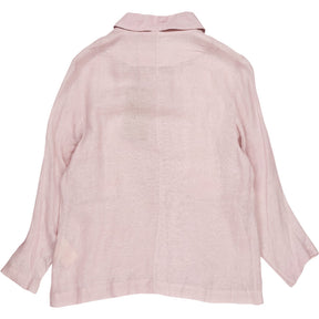 By Walid Pink Jeanette Linen Jacket