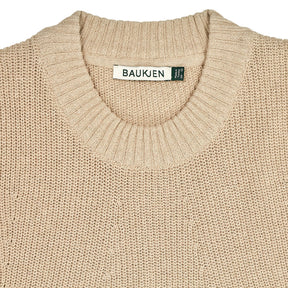 Baukjen Beige Sleeveless Knitted Vest