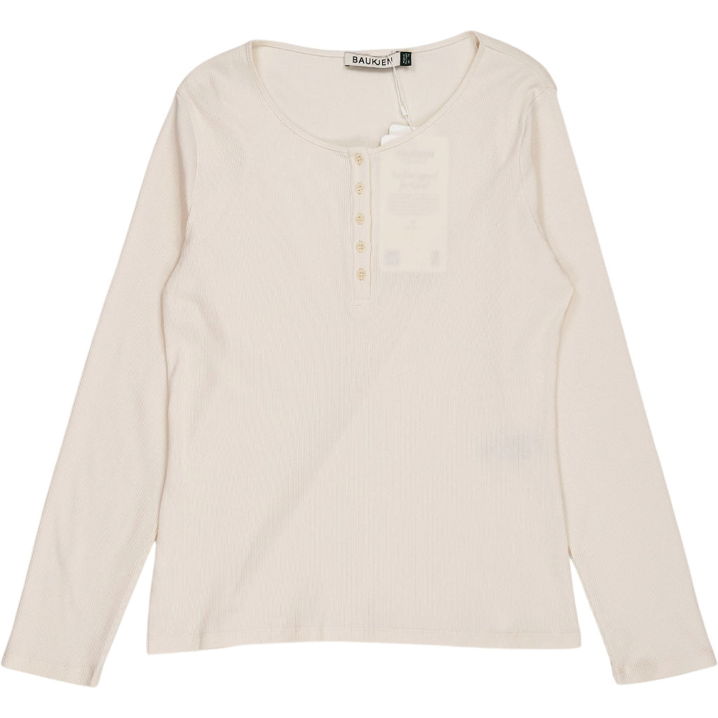 Baukjen Antique White Organic Cotton Henley Top