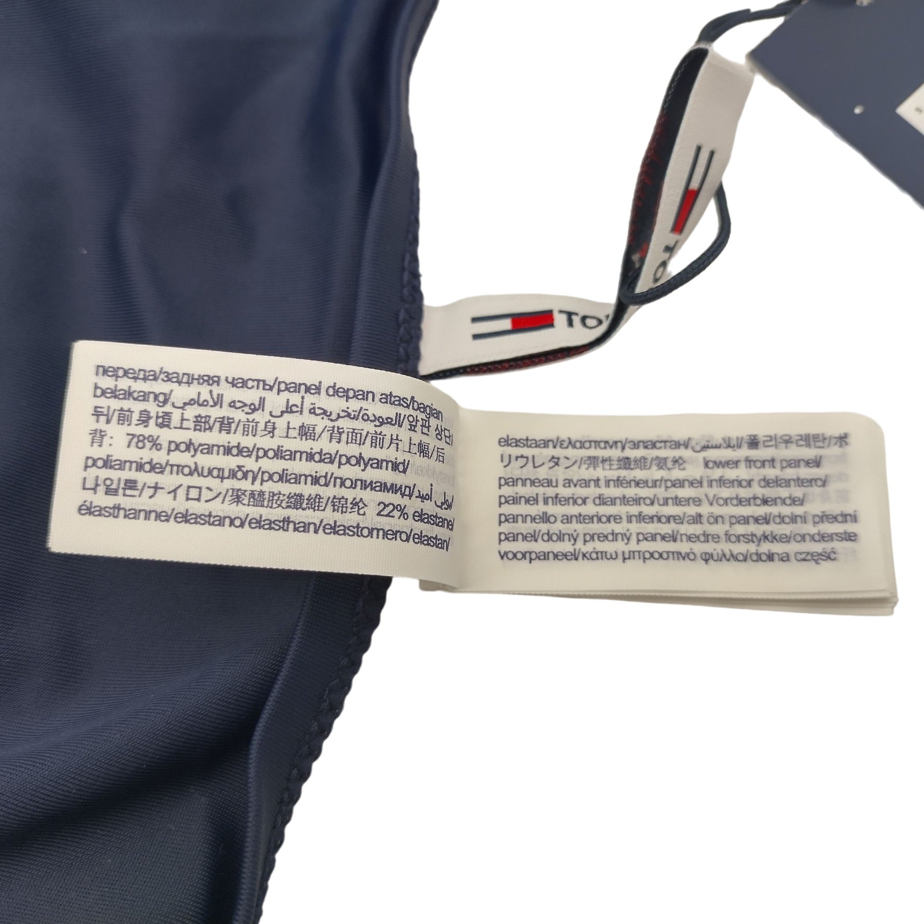 Tommy Jeans Blue Elastane Navy Top