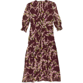 The Fold Floral Midi Dress