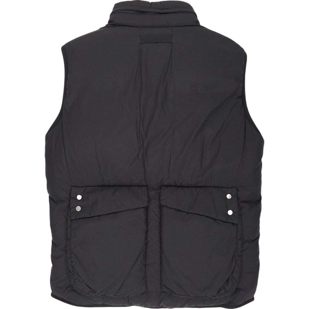 Alyx Black Asymmetrical Puffer Vest