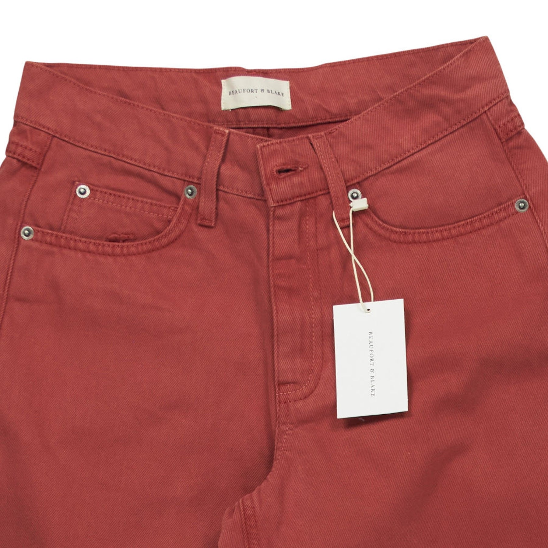 Beaufort & Blake Red Wide Leg Trousers