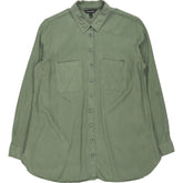 Isabella Oliver Maternity Green Tencel Shirt