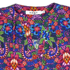 NRBY Floral Silk Blouse