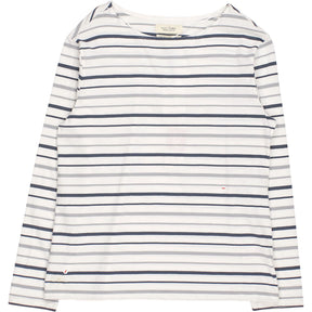 Seasalt Cornwall White Stripe Sailor Shirt