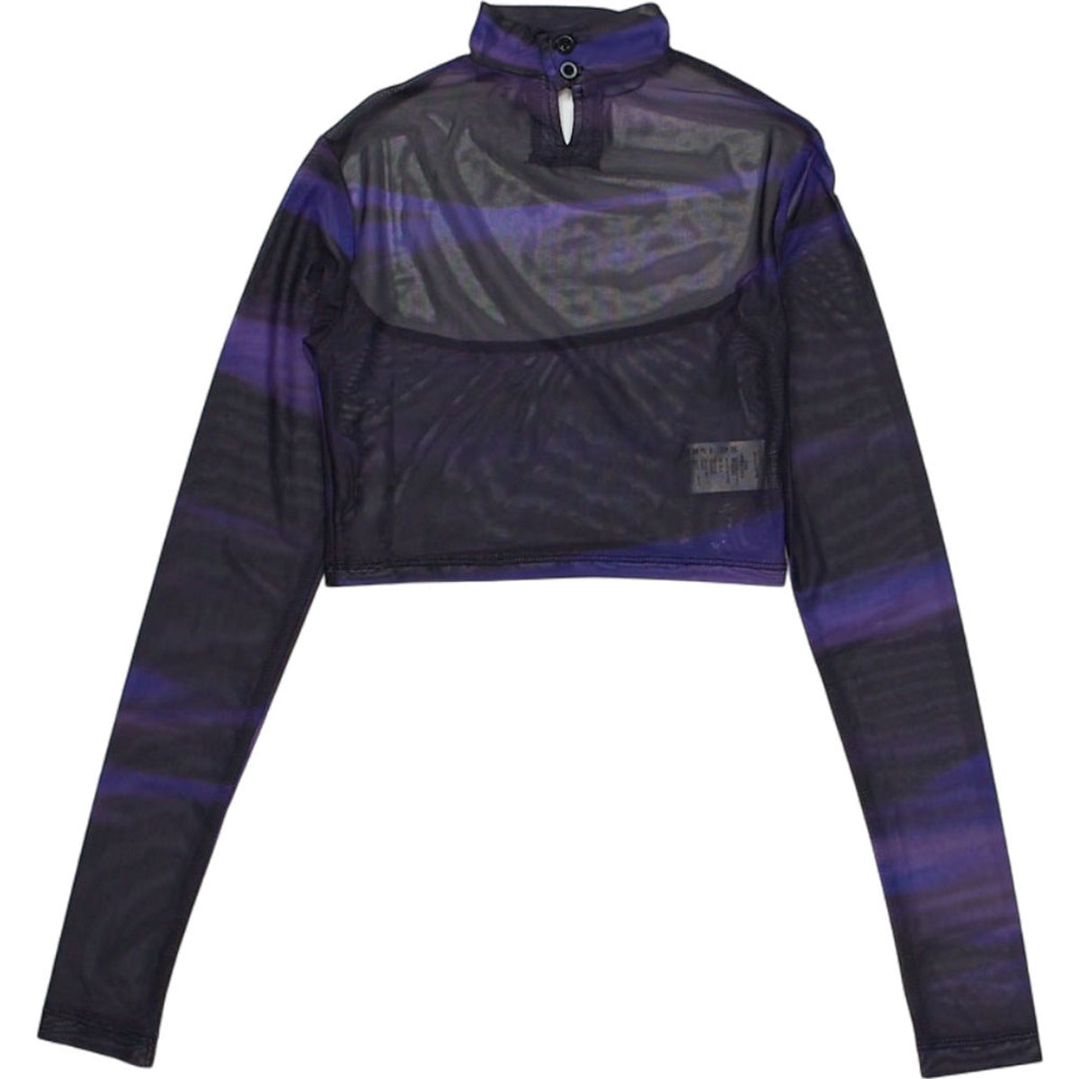 Motel Ribus Cosmic Melt Mesh Cropped Top