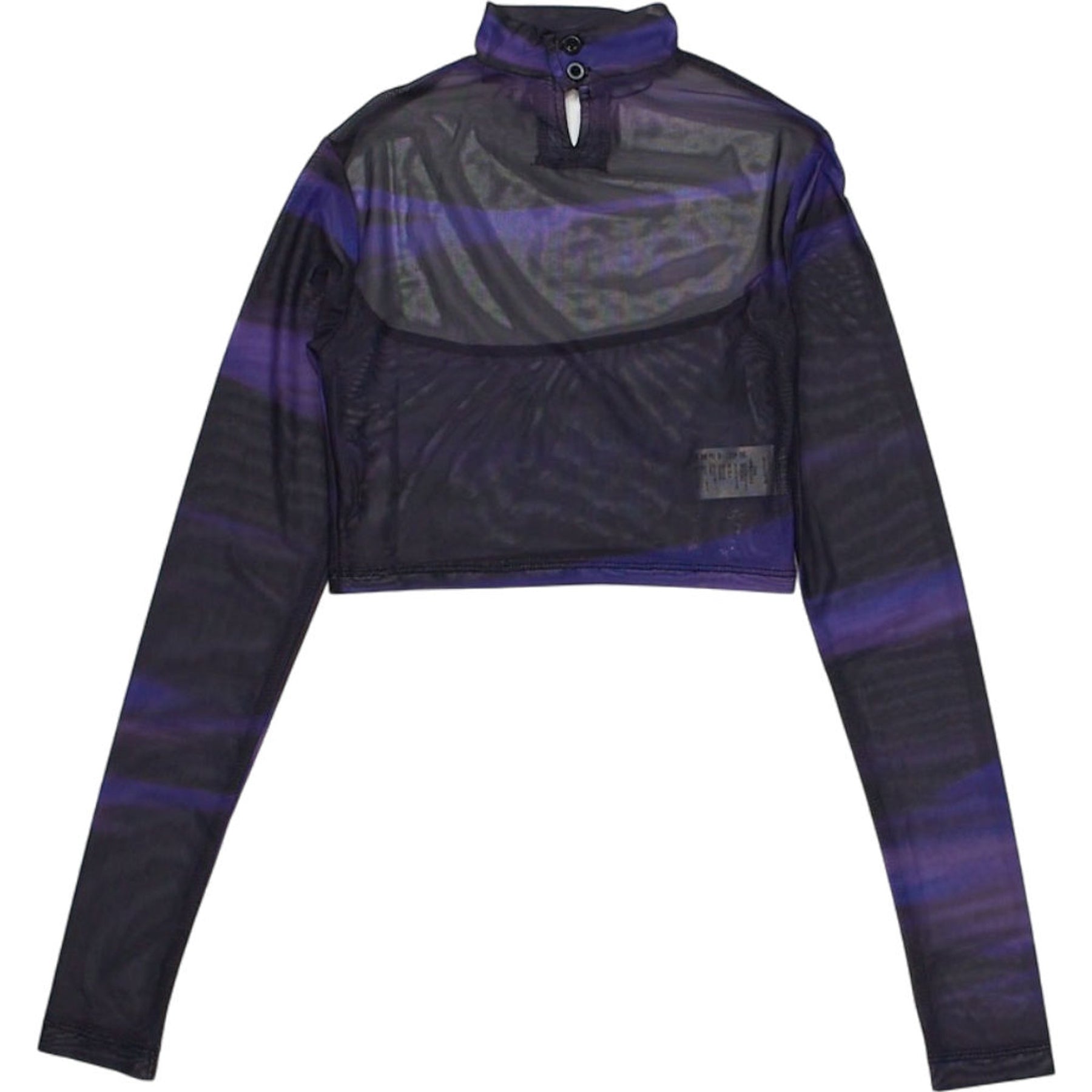 Motel Ribus Cosmic Melt Mesh Cropped Top