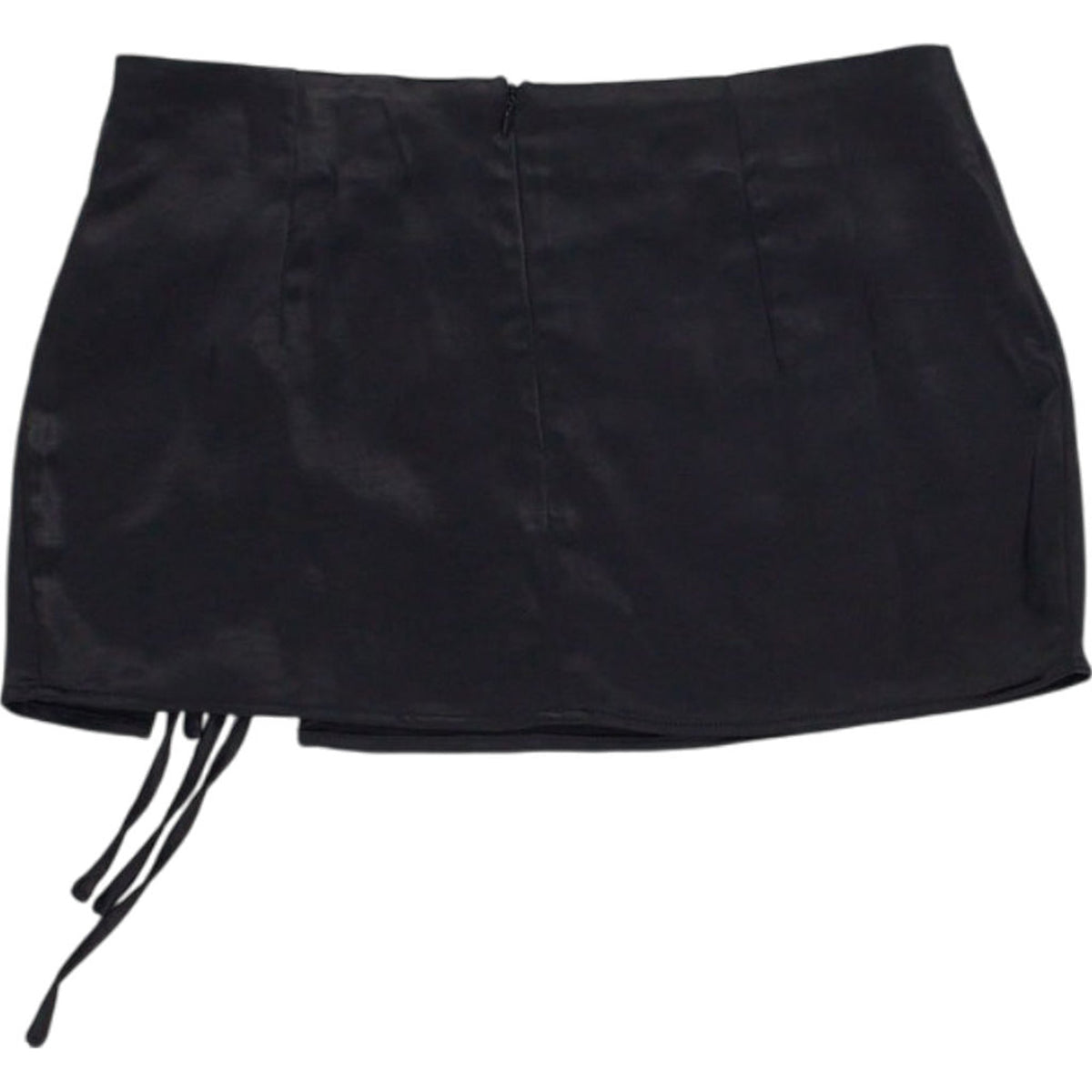Motel Black Satin Gamay Skirt