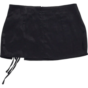 Motel Black Satin Gamay Skirt