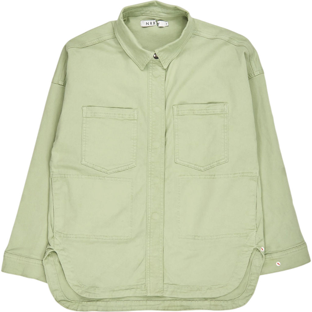 NRBY Green Cotton Overshirt