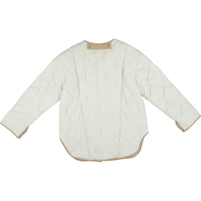 Wyse  Bria Beige Quilted Jacket 1, UK 8