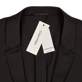 Calvin Klein Black Travel Gabardine Blazer