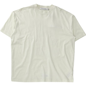 Calvin Klein Jeans Cream Cotton Embroidered T-Shirt