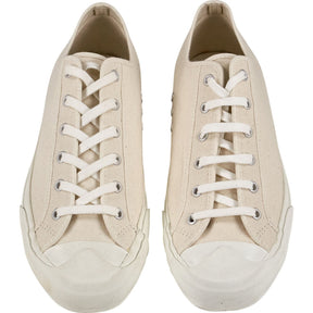 YMC Cream Canvas Trainers