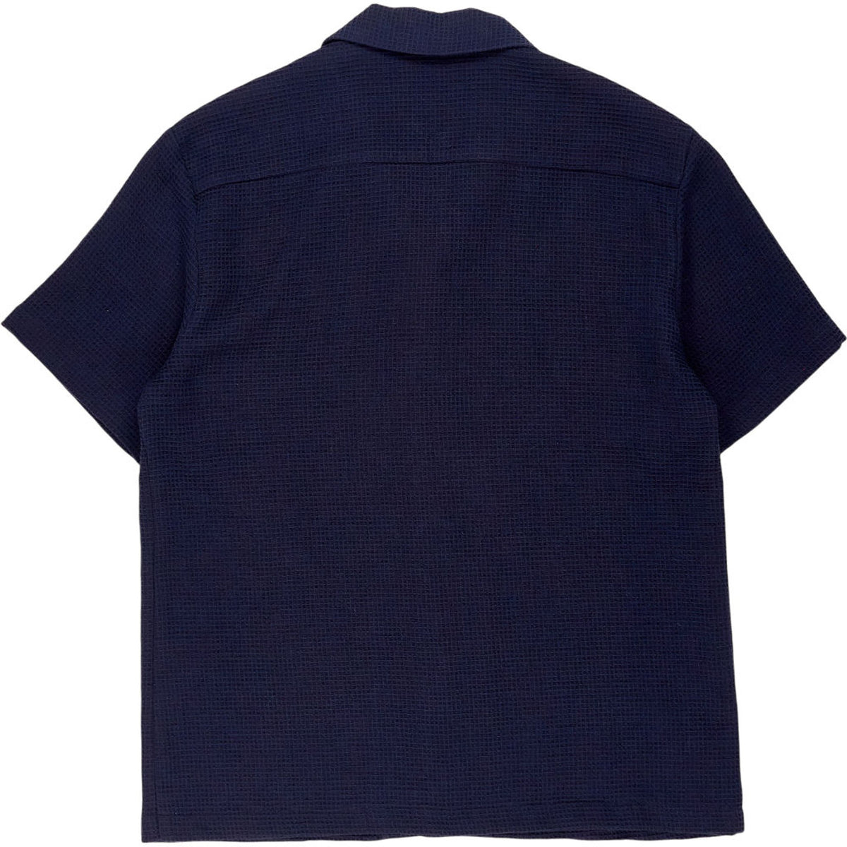 Sandro Navy Waffle Knit Shirt