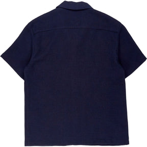 Sandro Navy Waffle Knit Shirt