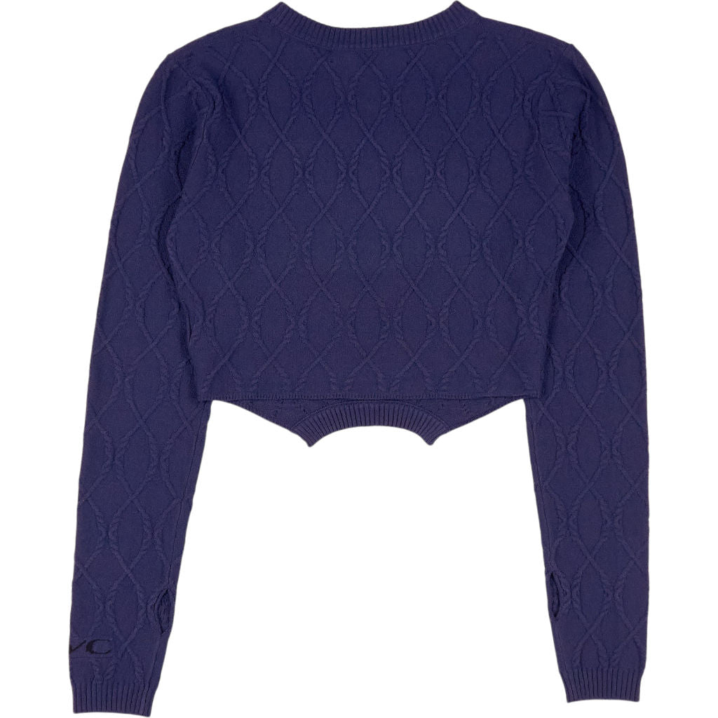 SRVC Navy Long Sleeve Knit Jumper
