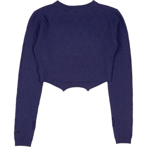 SRVC Navy Long Sleeve Knit Jumper