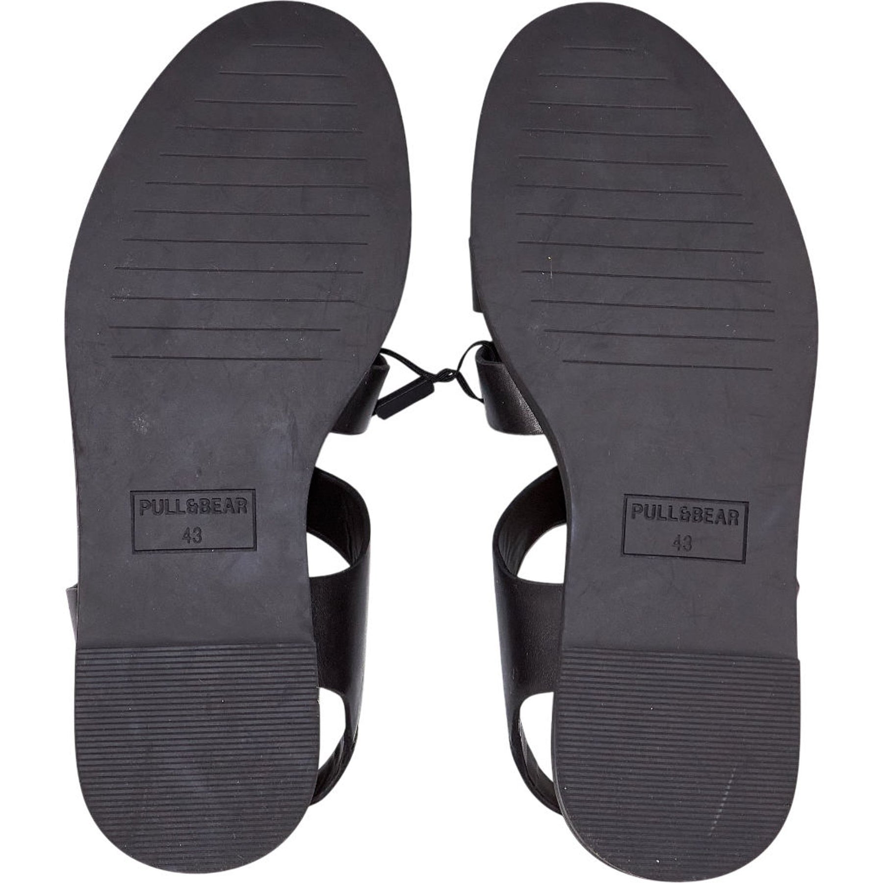 Pull&Bear Black Buckle Sandals