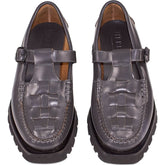 Hereu Black Buckle Loafers