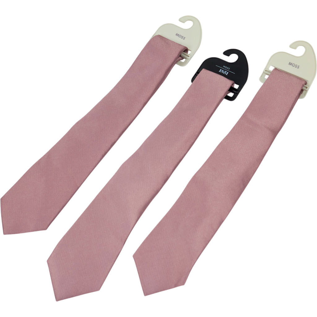 Moss Pink Silk Tie Bundle x 3