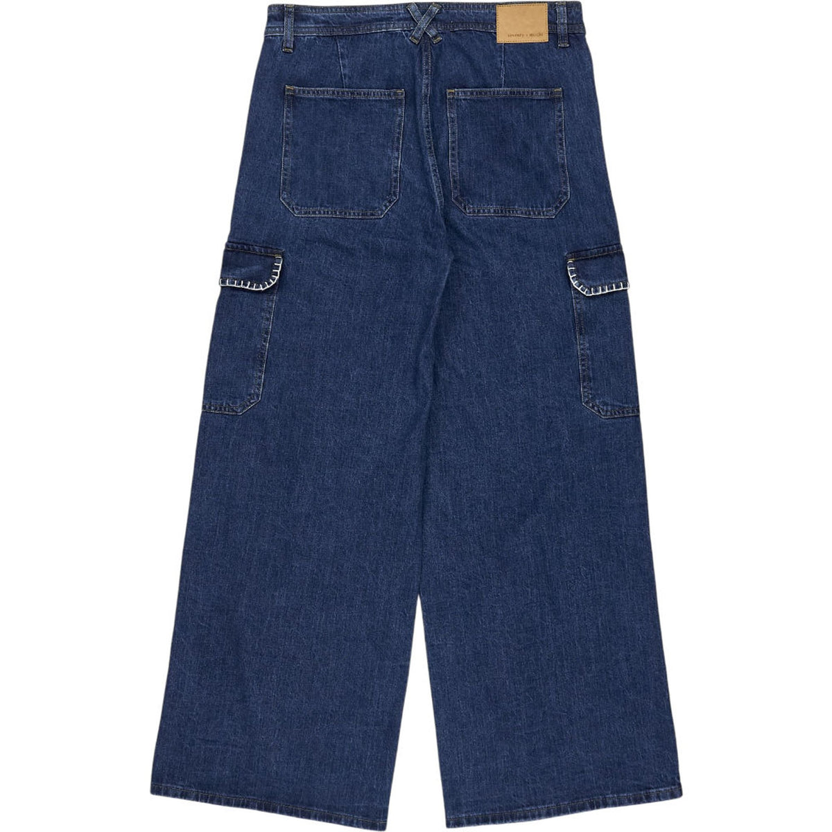 seventy + mochi Blue Denim Cargo Pants