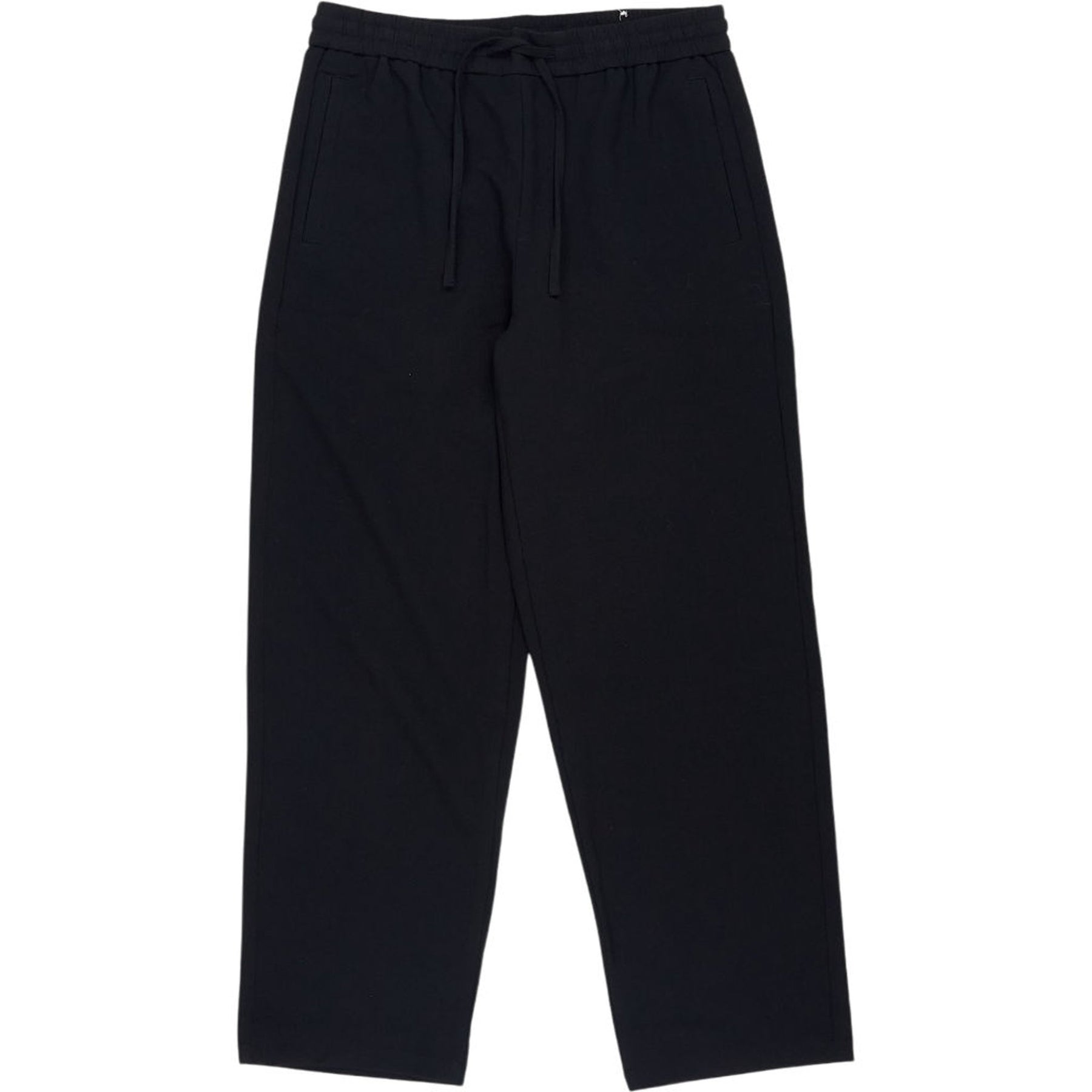 Pull & Bear Black Elastic Waist Trousers