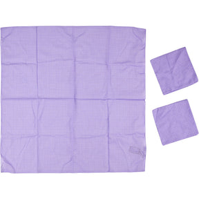 Anderson & Sheppard Purple Polka Dot Neckerchief