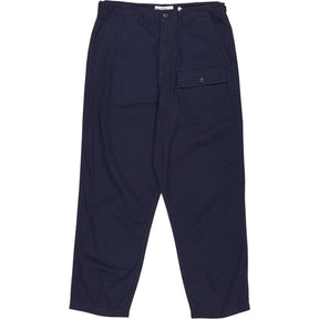 Universal Works Navy Peacenik Herringbone Trousers