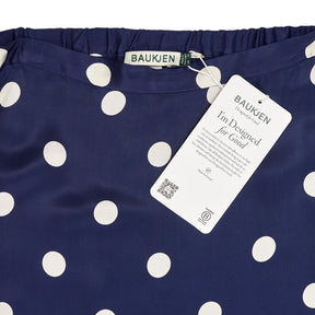 Baukjen Navy Polka Dot Doris Skirt