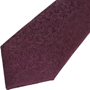 Moss Burgundy Silk Tie Bundle x 3